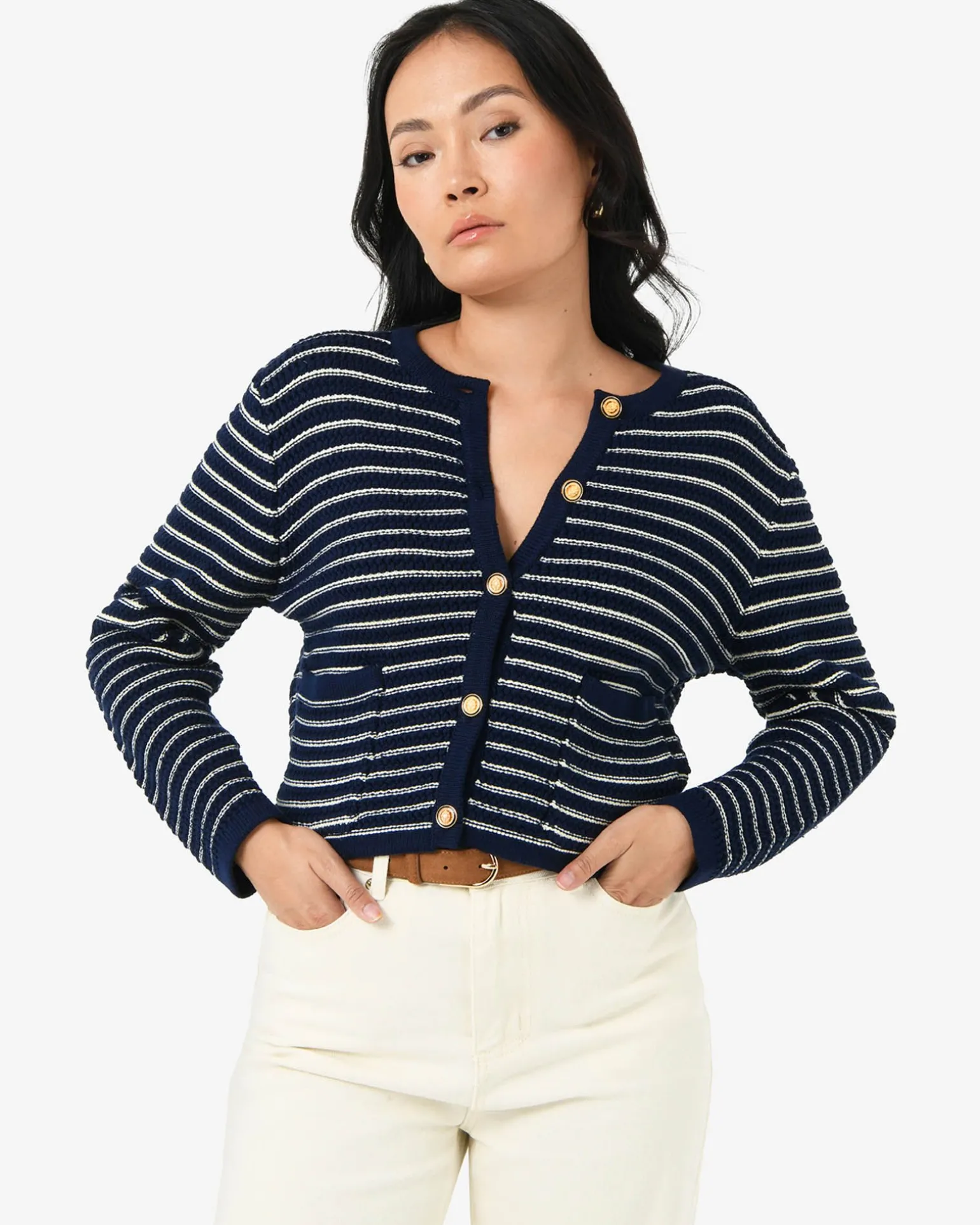 Hollis Textured Cardigan