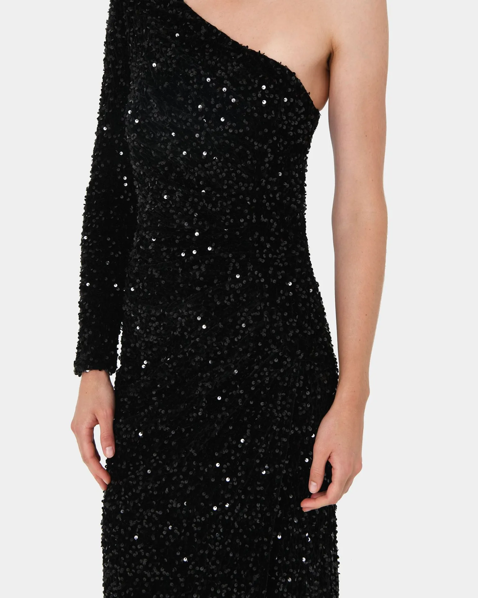 Ivy One Shoulder Sequin Dress