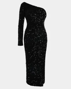 Ivy One Shoulder Sequin Dress