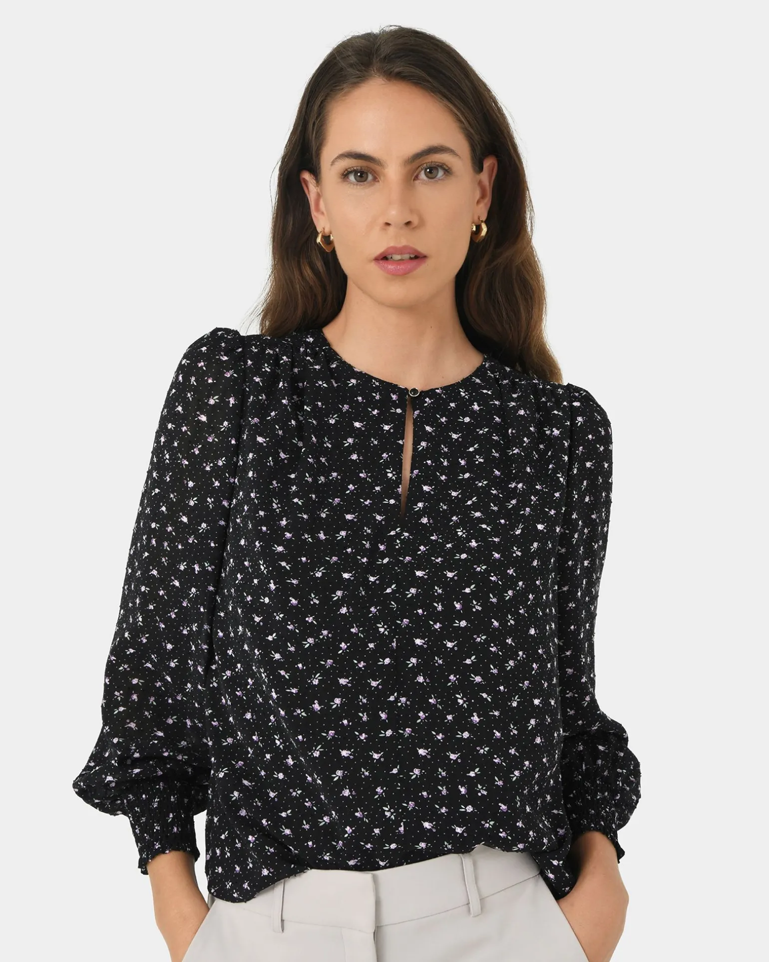 Jana Round Neck Blouse