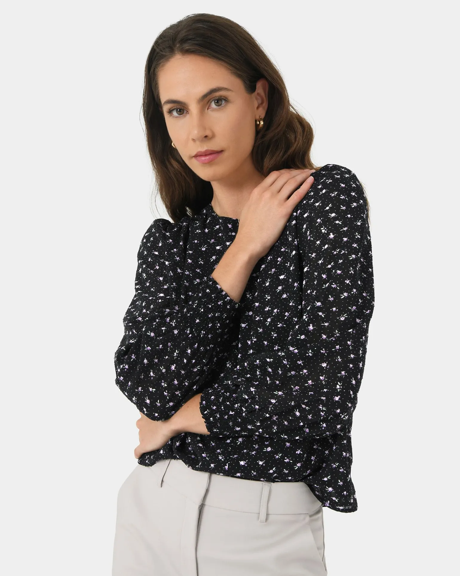 Jana Round Neck Blouse