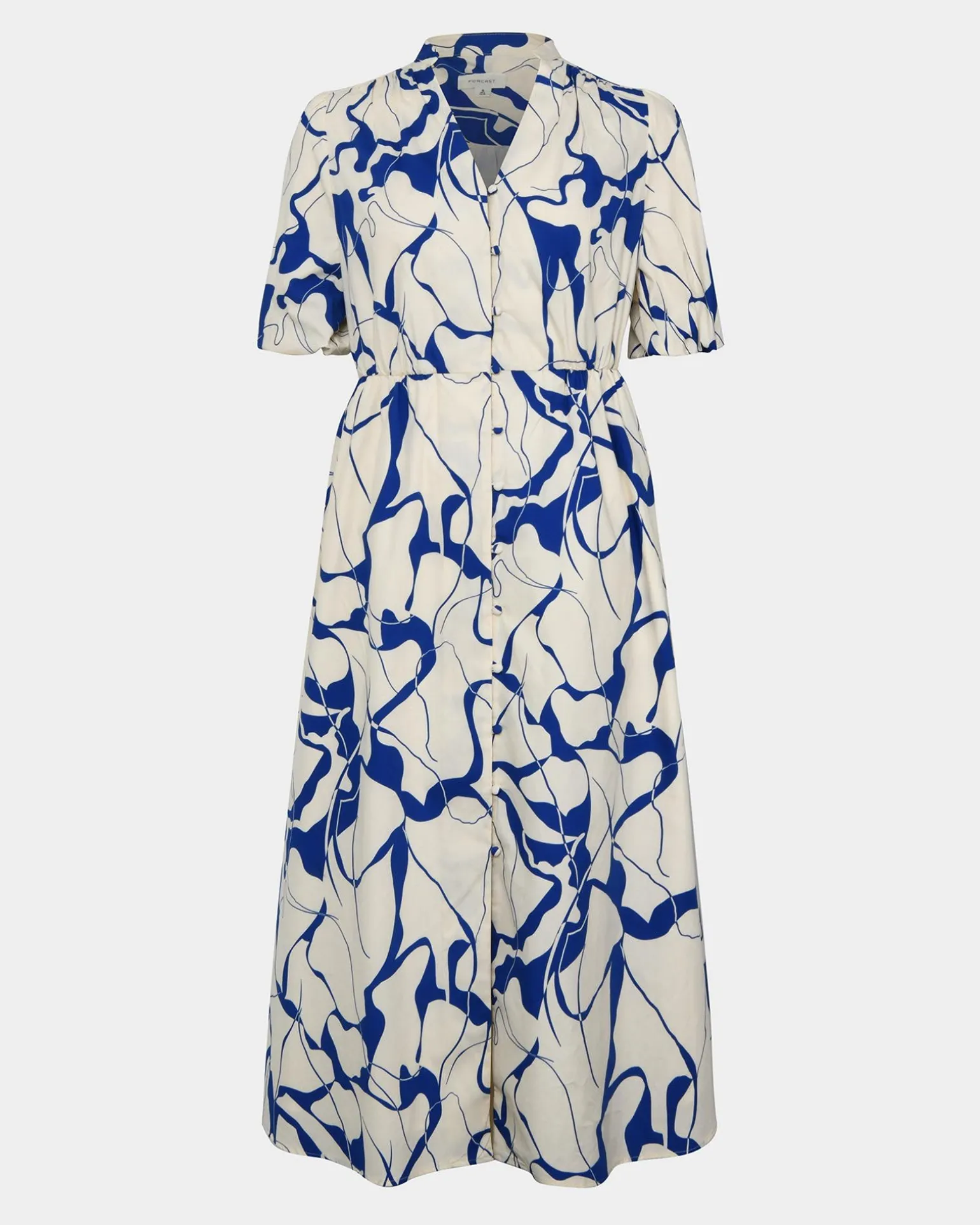 Jayleen Puff Sleeve Tie Dress
