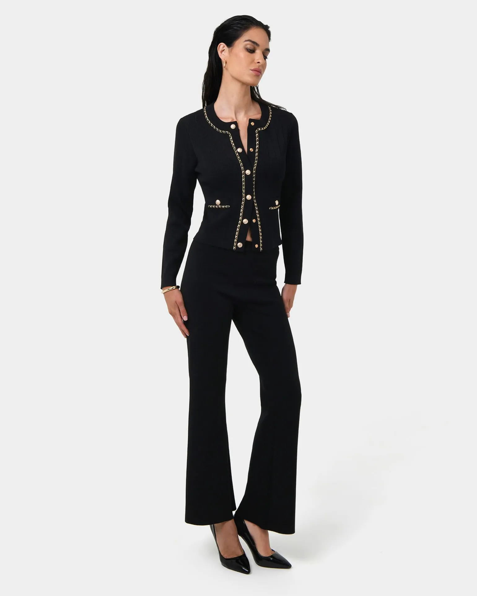 Jordy Flared Knit Pants