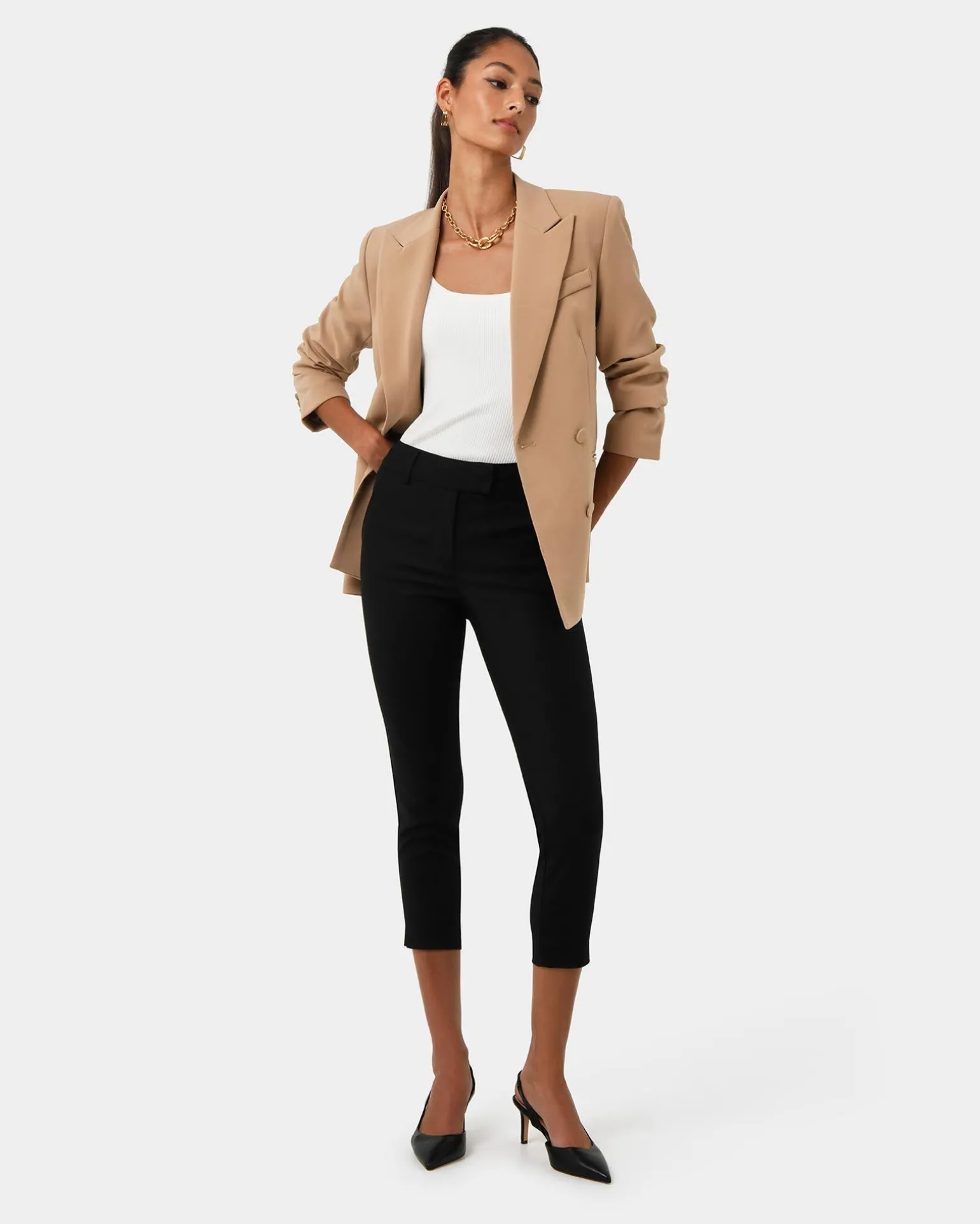 Josie 2 Cropped Notch Pants