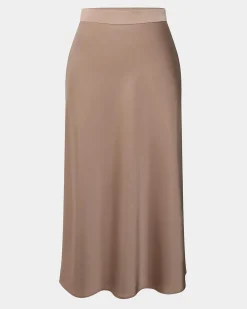 Joy Satin Midi Skirt