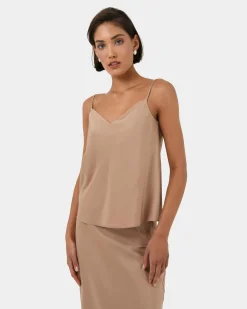 Joy Satin V-neck Cami