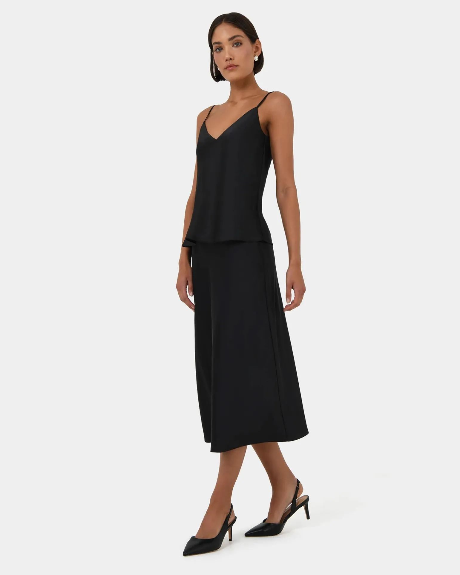 Joy Satin V-neck Cami
