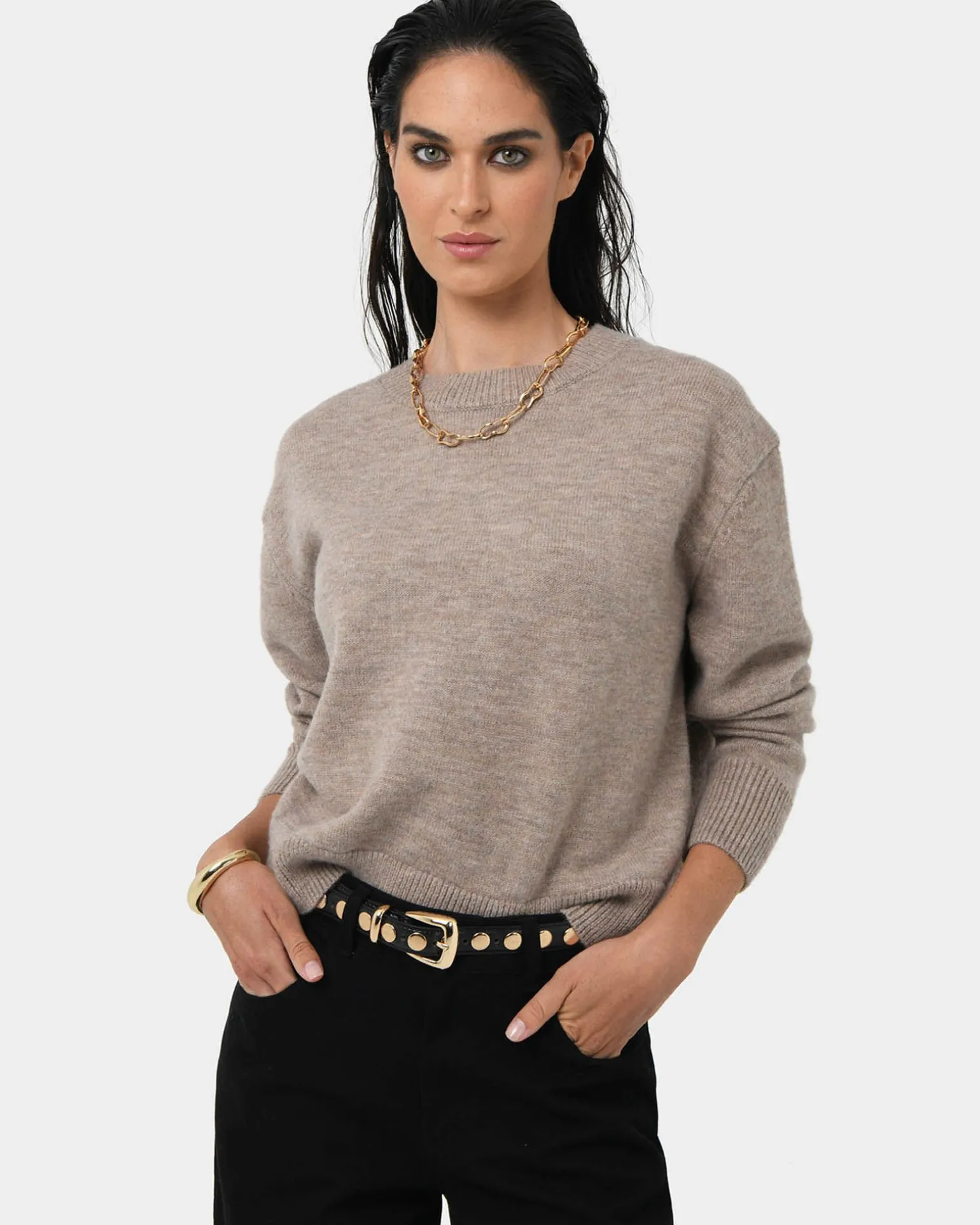 Joyli Round Neck Knit
