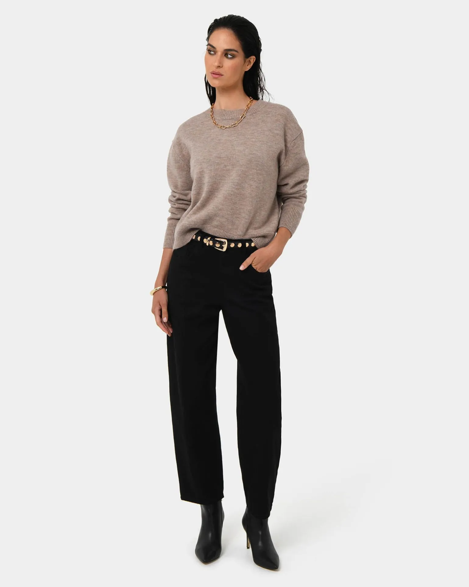 Joyli Round Neck Knit
