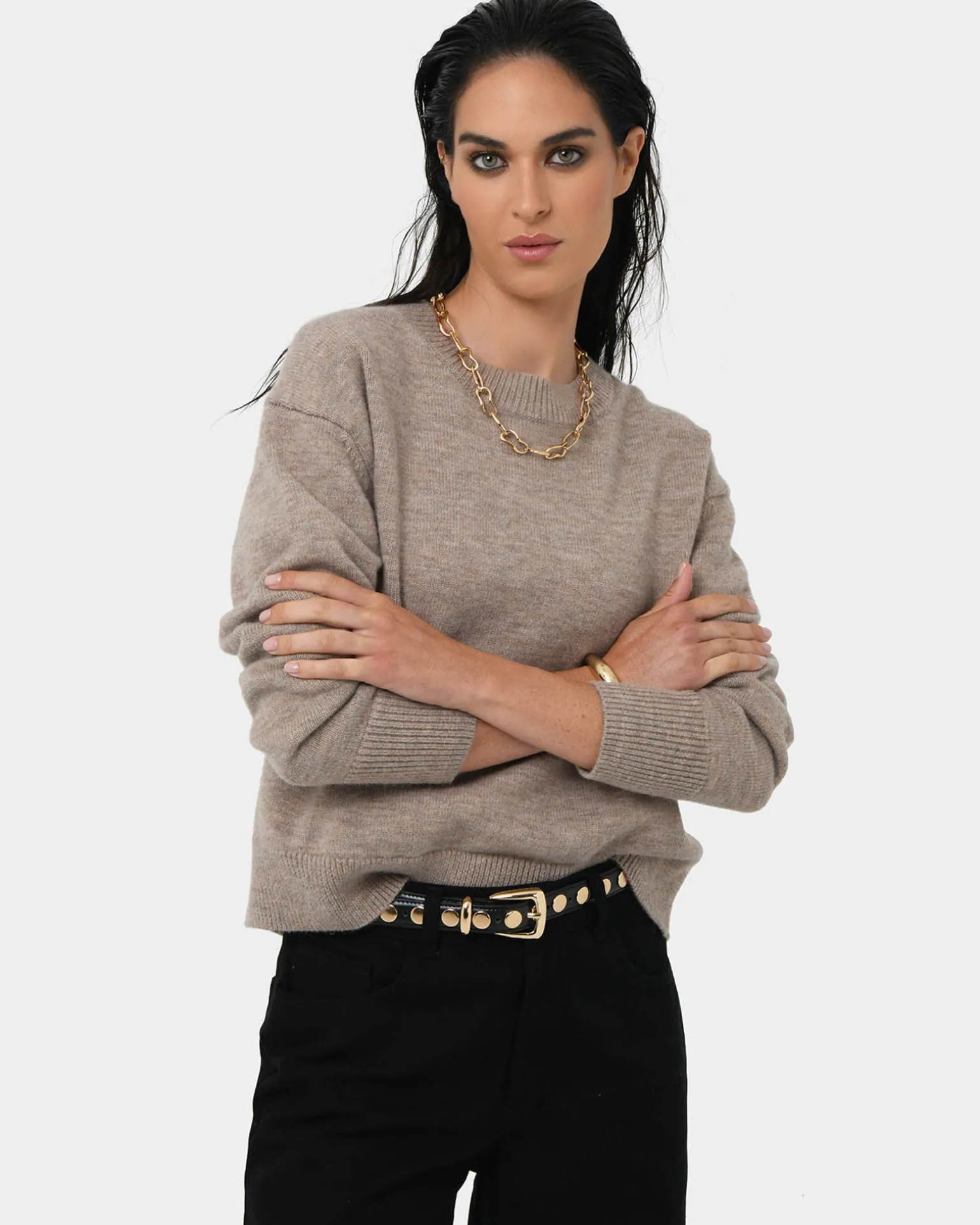Joyli Round Neck Knit