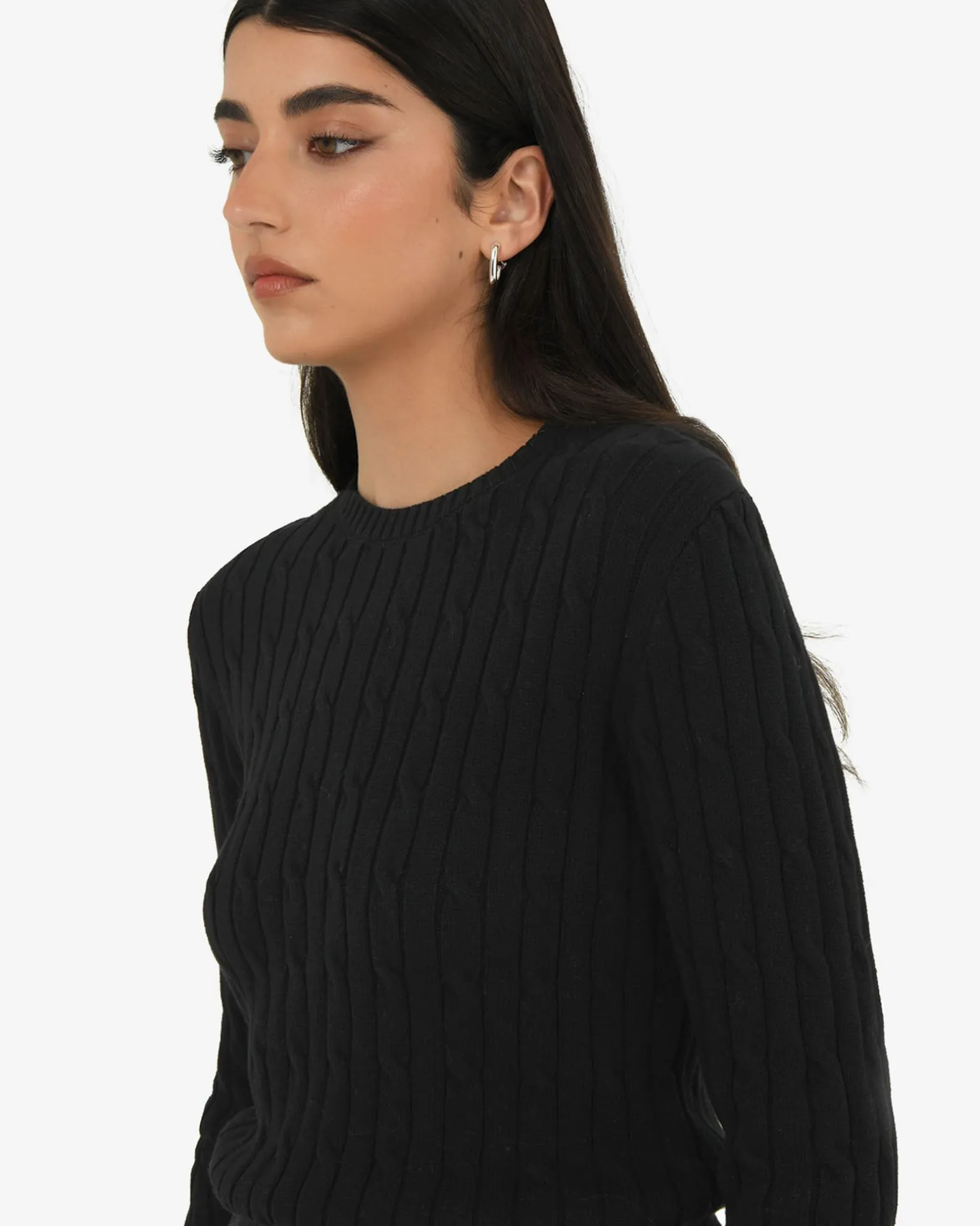 Juanita Cotton Cable Knit