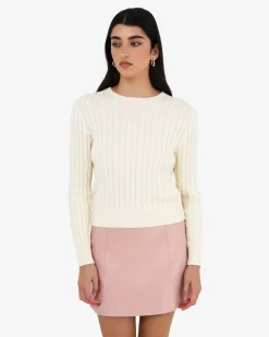 Juanita Cotton Cable Knit