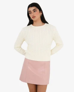 Juanita Cotton Cable Knit
