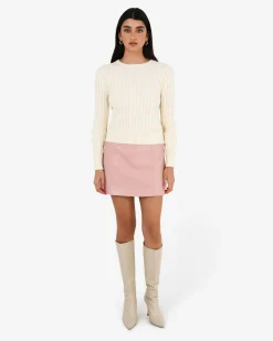 Juanita Cotton Cable Knit