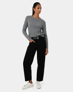 Juanita Cotton Cable Knit