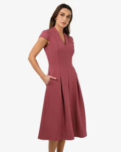 Juno Panel Ponte Dress