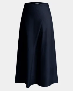 Kade Linen Blend Midi Skirt