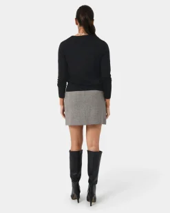 Kai Check Mini Skirt