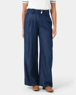 Kaley Lyocell Denim Trousers