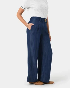 Kaley Lyocell Denim Trousers