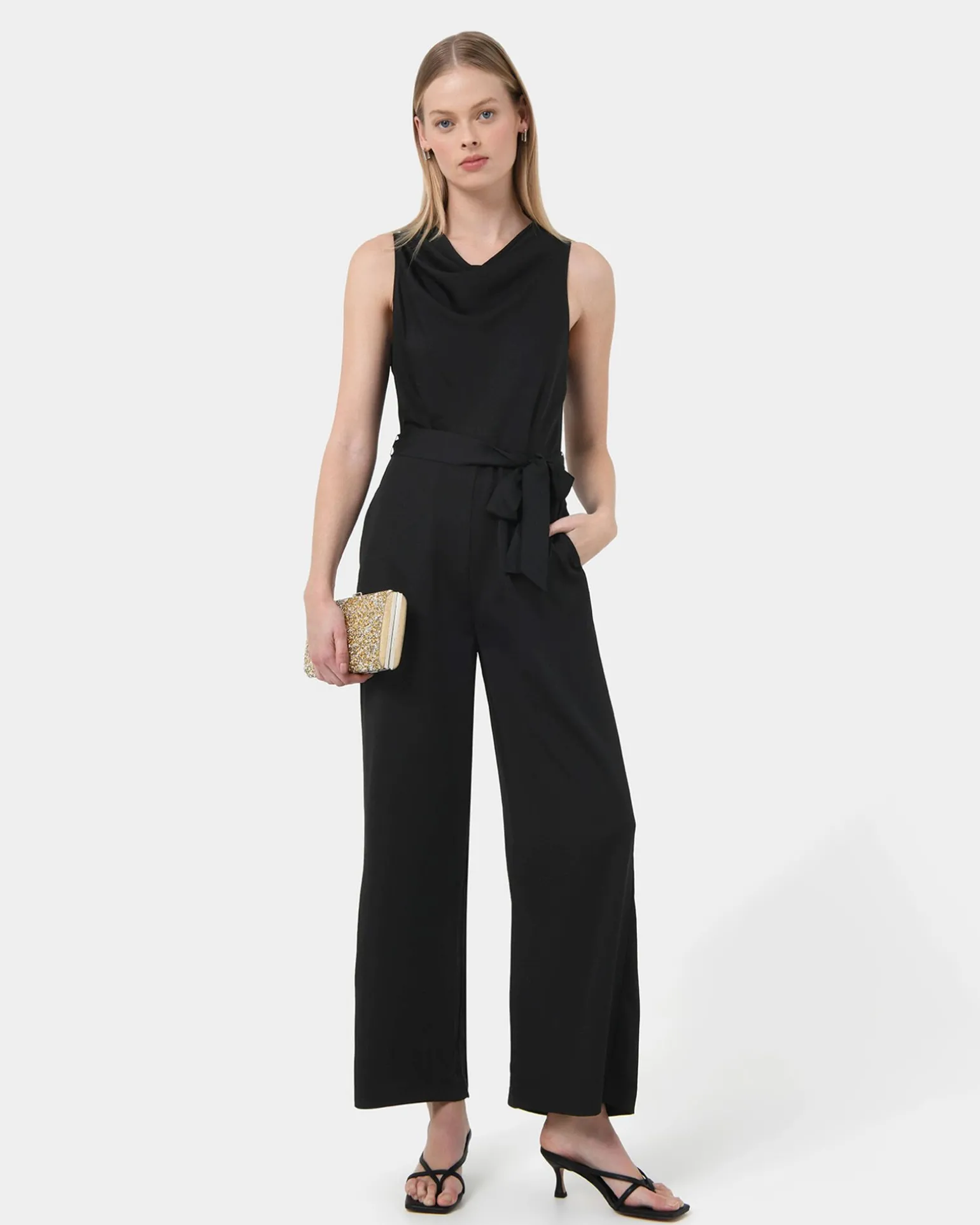 Kalista Cowl Neck Jumpsuit