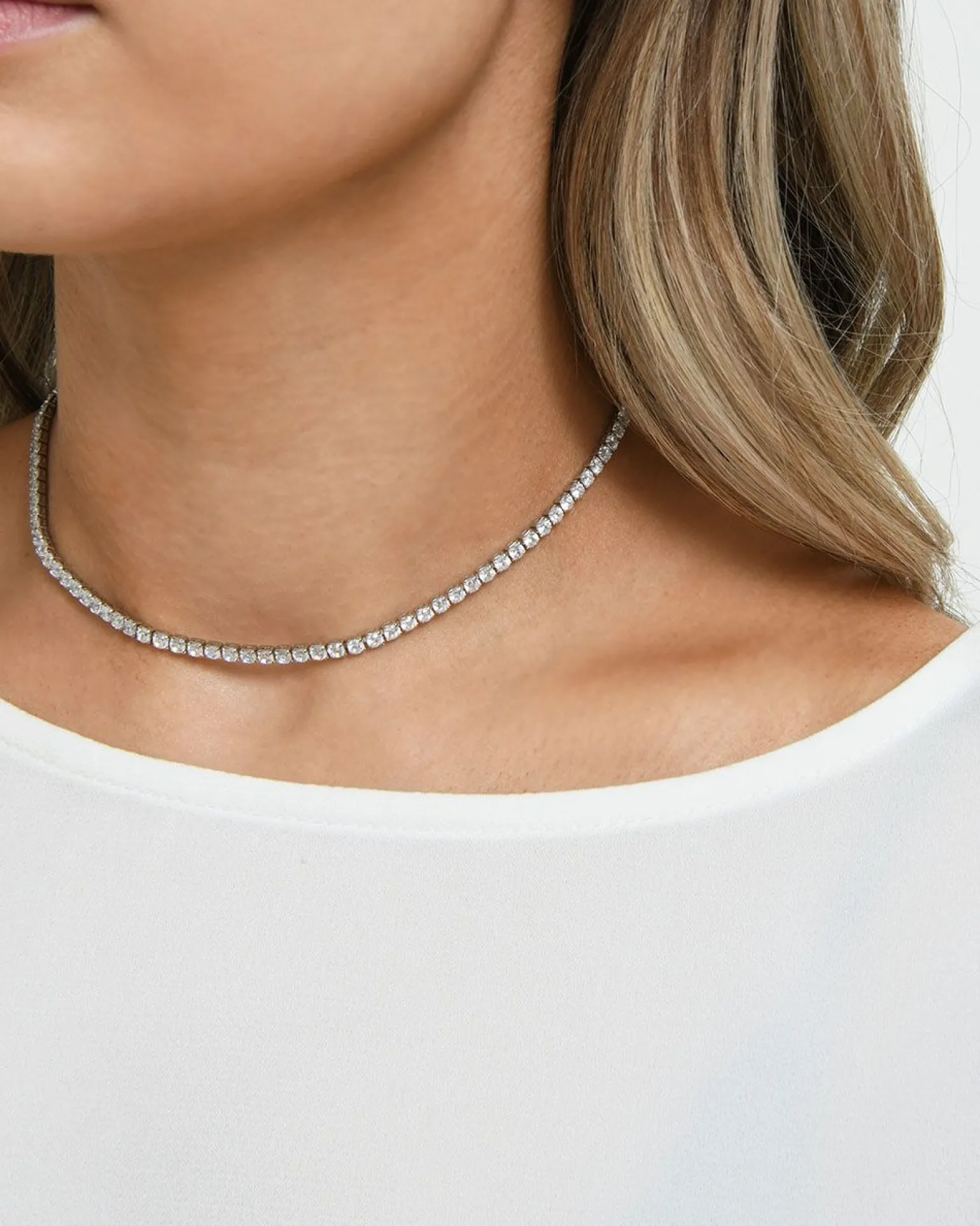 Katerina Silver Necklace