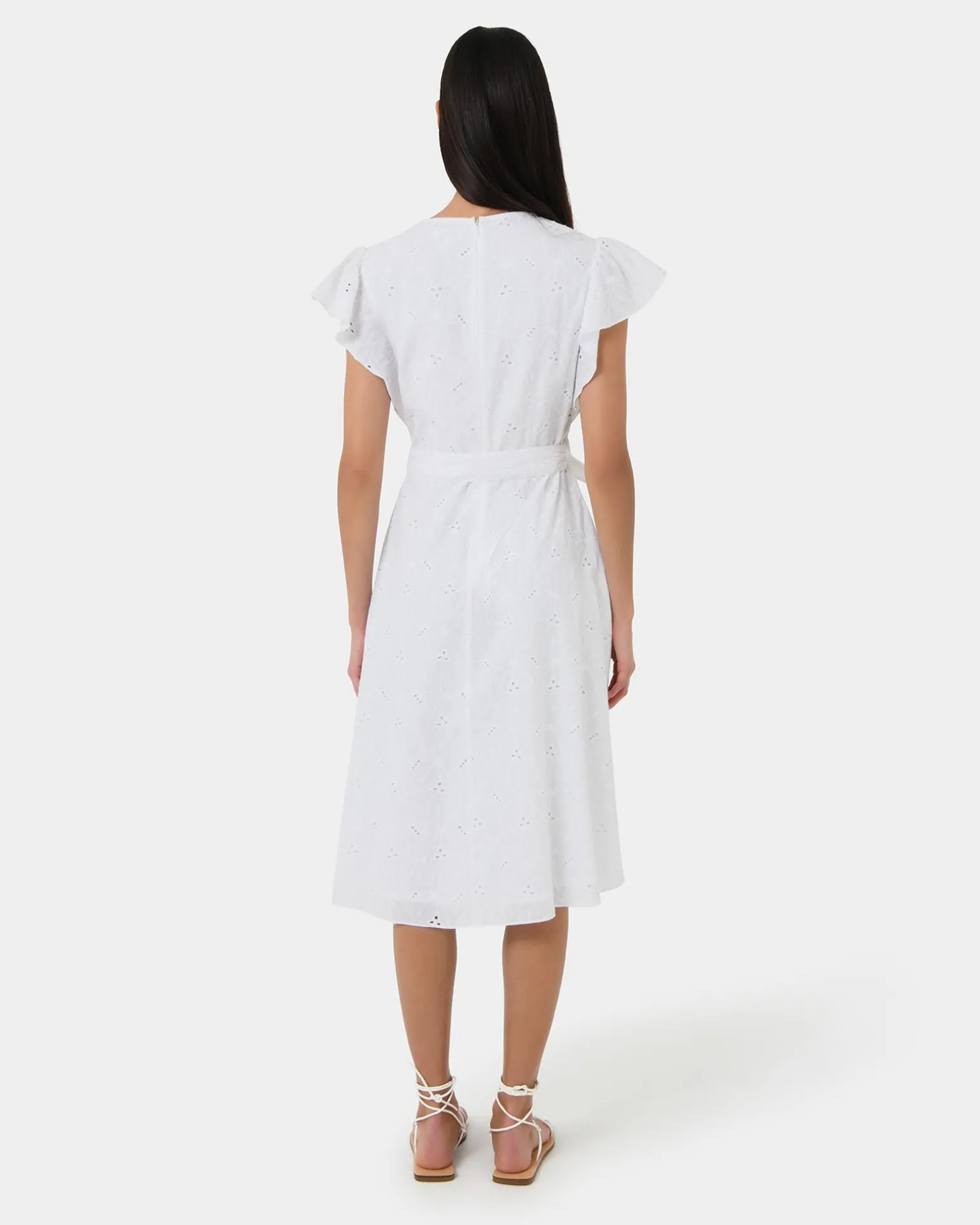 Kavya Tie-waist Cotton Dress
