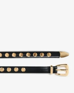 Kayla Studs Leather Belt