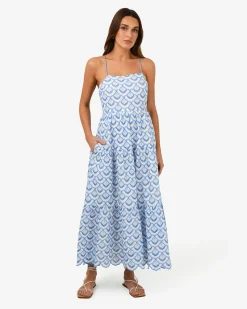 Kela Embroidery Maxi Dress