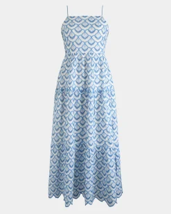 Kela Embroidery Maxi Dress