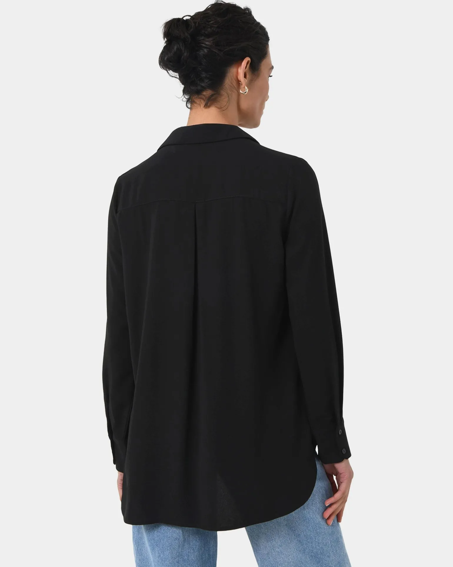 Kevin Relax Fit Crepe Shirt