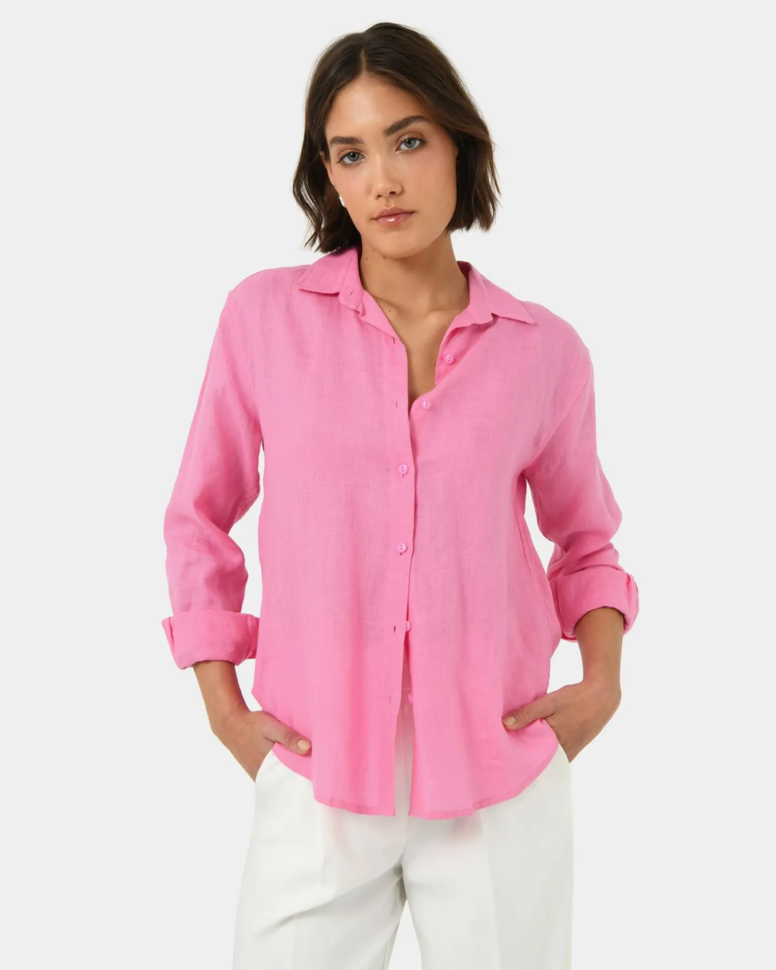 Khalo Linen Buttoned Shirt