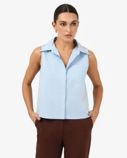 Kia Cotton Sleeveless Shirt