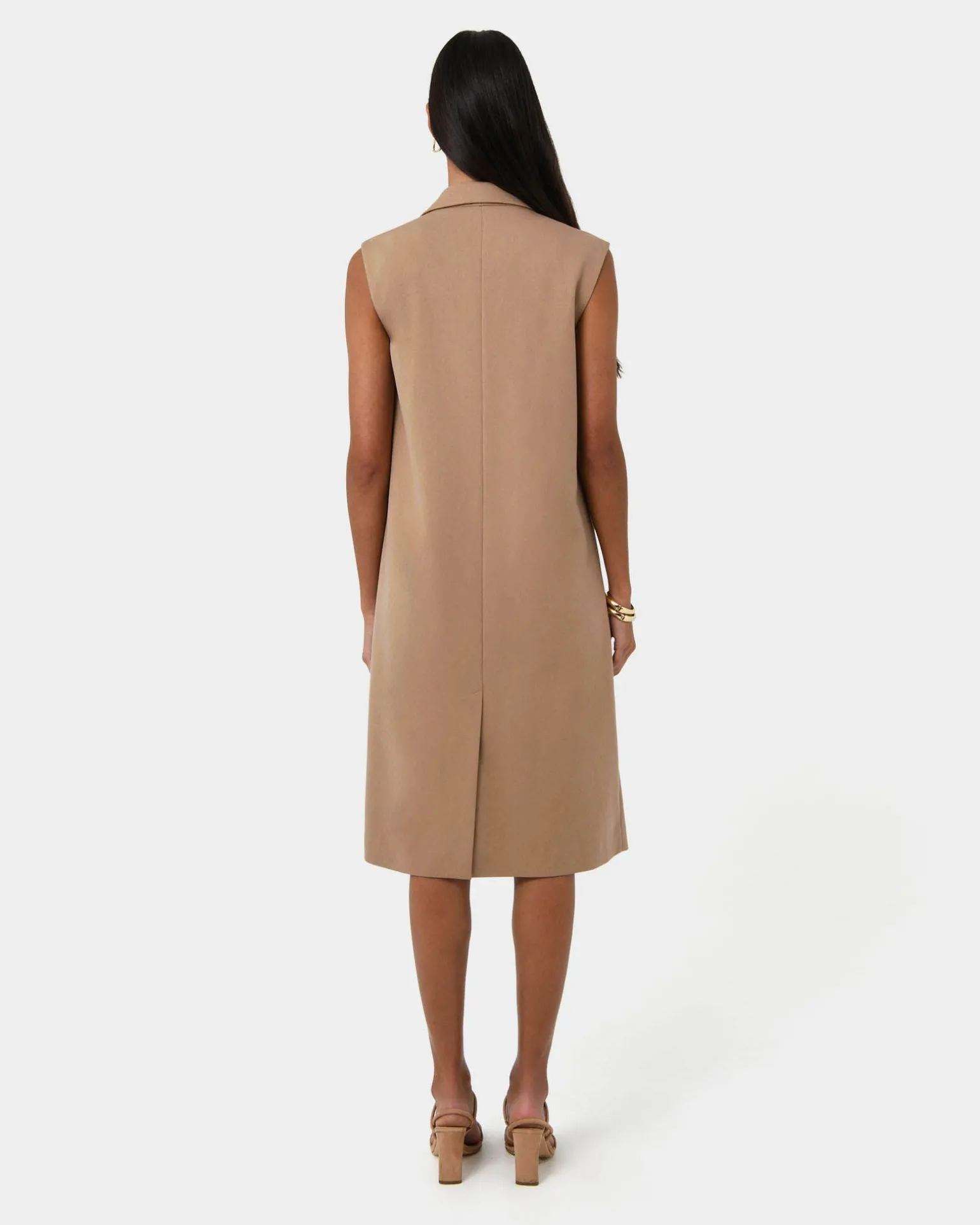 Kiya Longline Sleeveless Vest