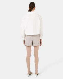 Kyla Crop Pocket Shirt