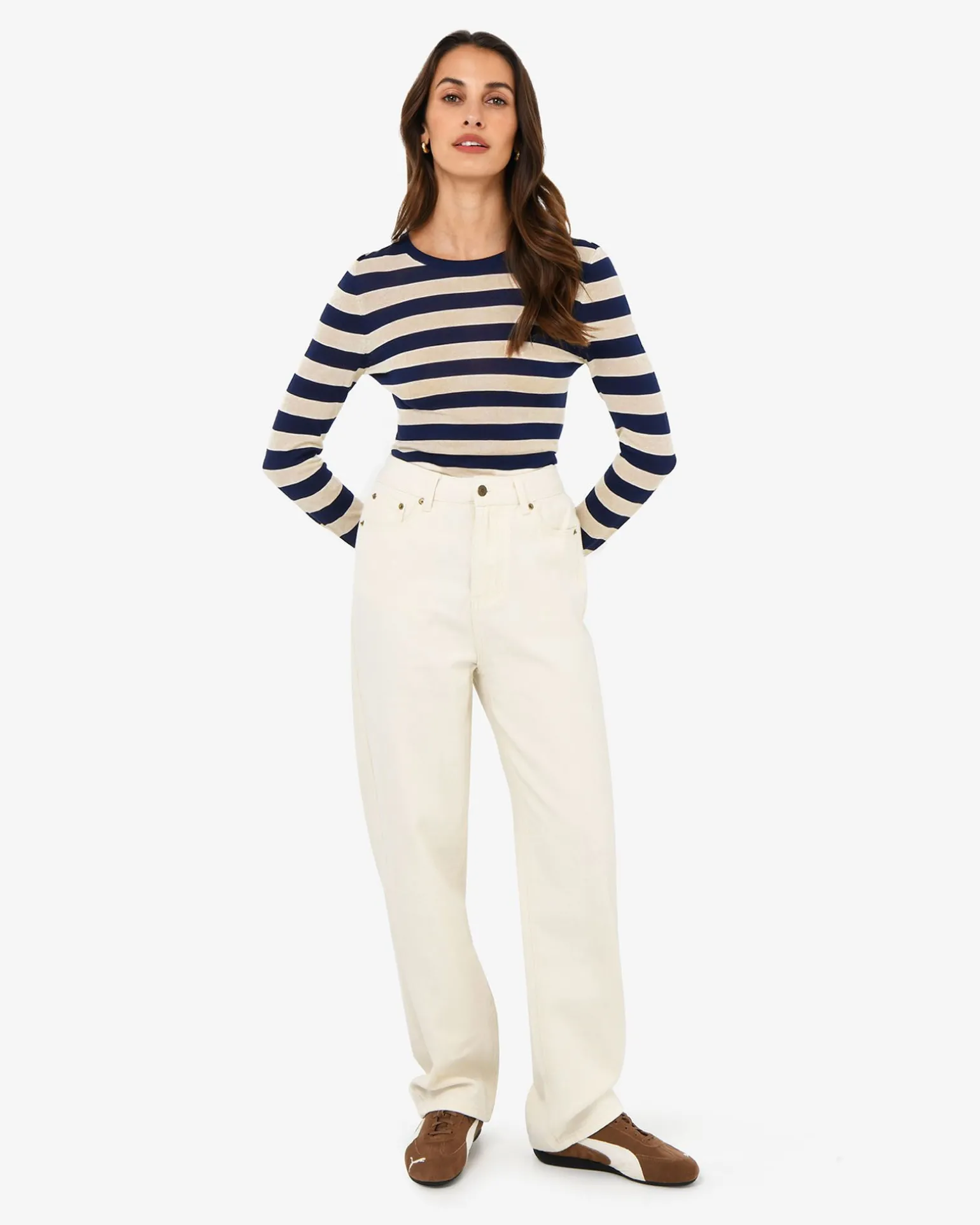 Lana Stripe Knit Top