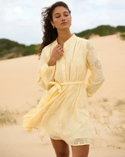Lea Cotton Tie Dress