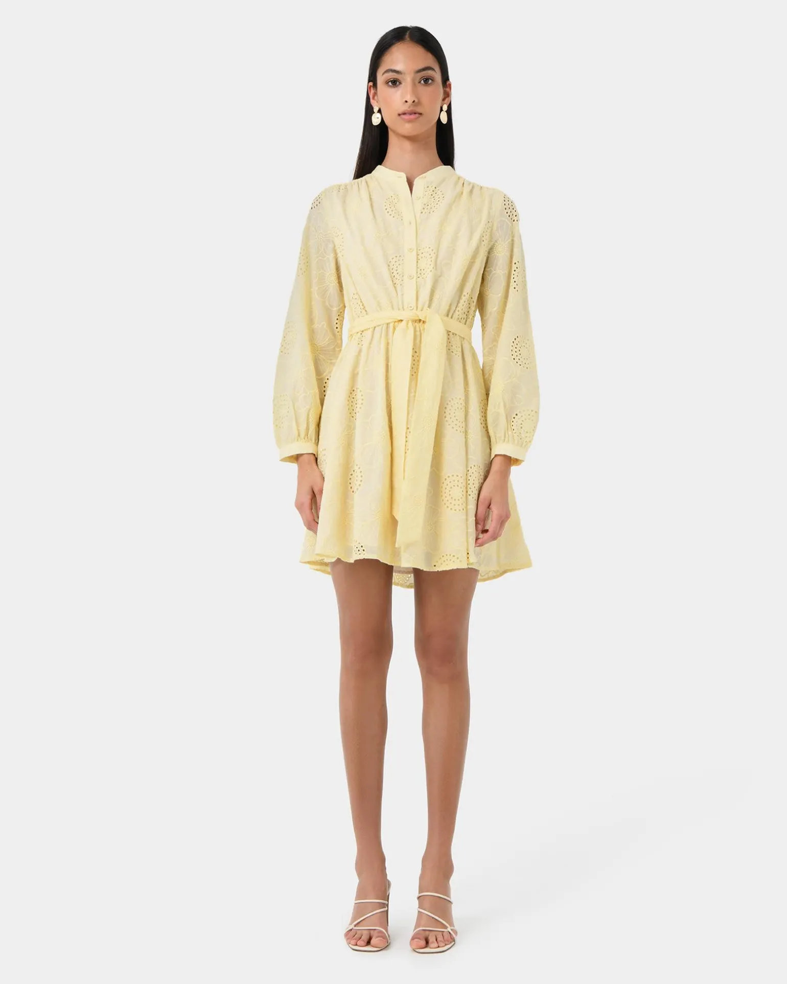 Lea Cotton Tie Dress