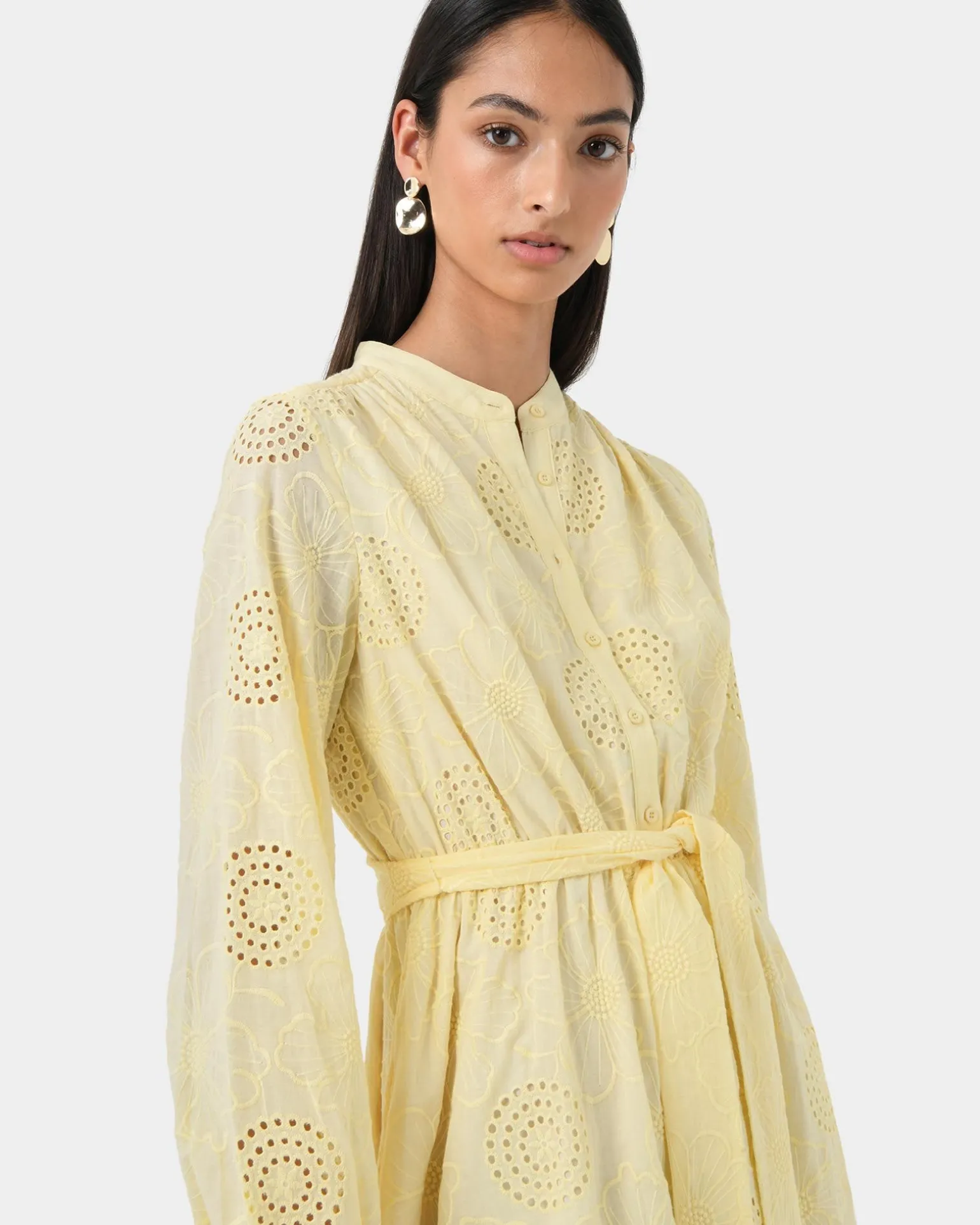 Lea Cotton Tie Dress