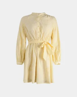 Lea Cotton Tie Dress
