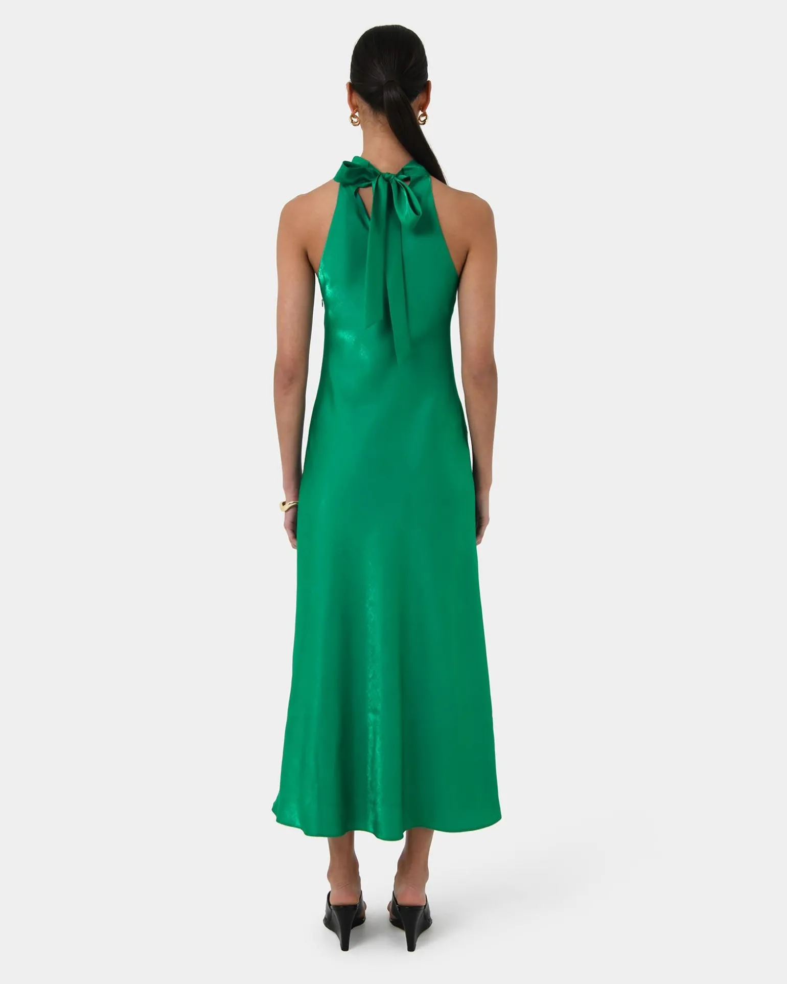 Leana Bias Midi Dress