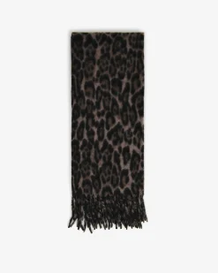 Leo Leopard Print Scarf
