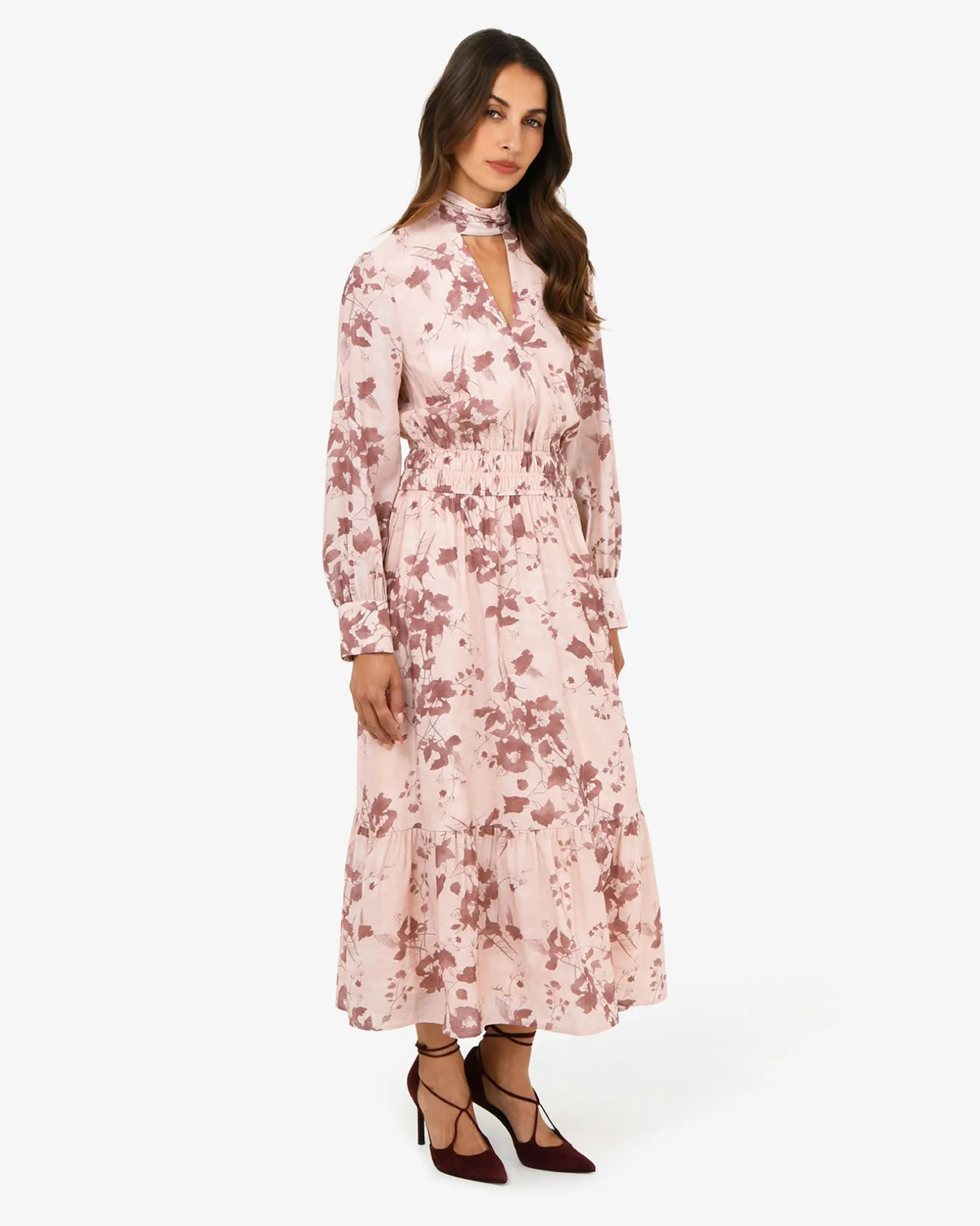 Lesley Tiered Floral Dress