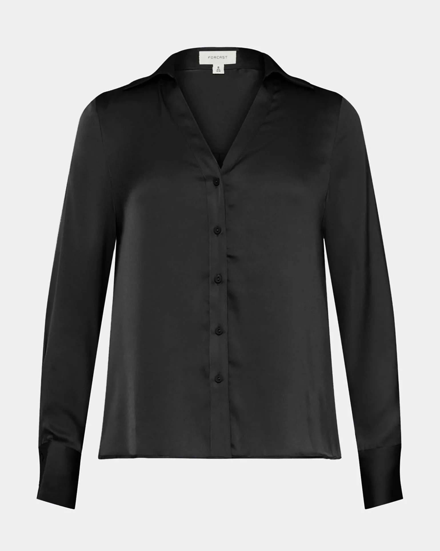 Lila V-neck Satin Blouse
