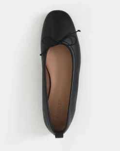 Lizbeth Leather Ballet Flat