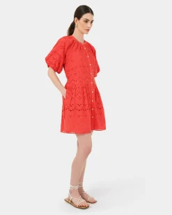 Lola Broderie Tiered Dress