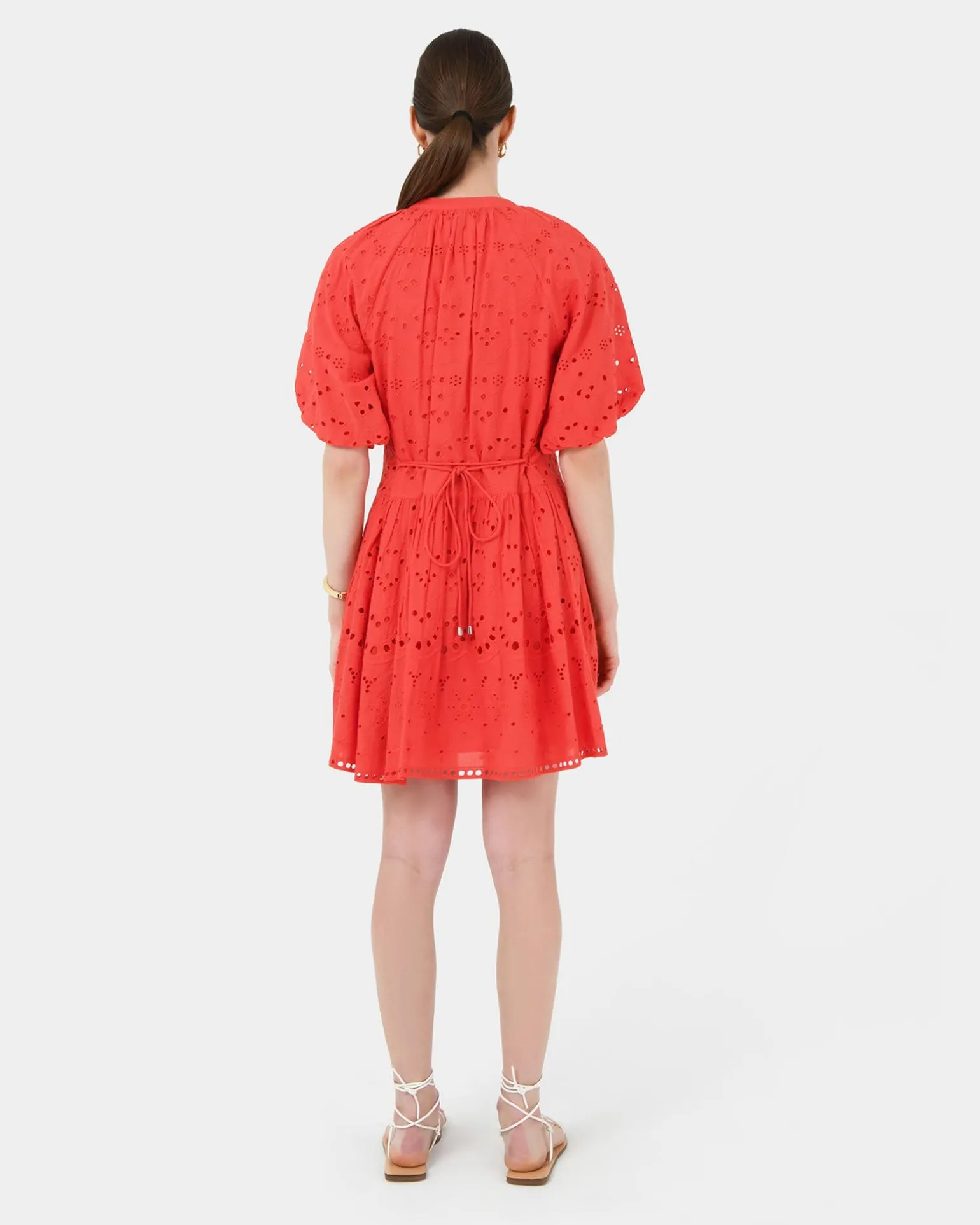 Lola Broderie Tiered Dress