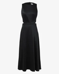 Louisa Cut Out Satin Dress