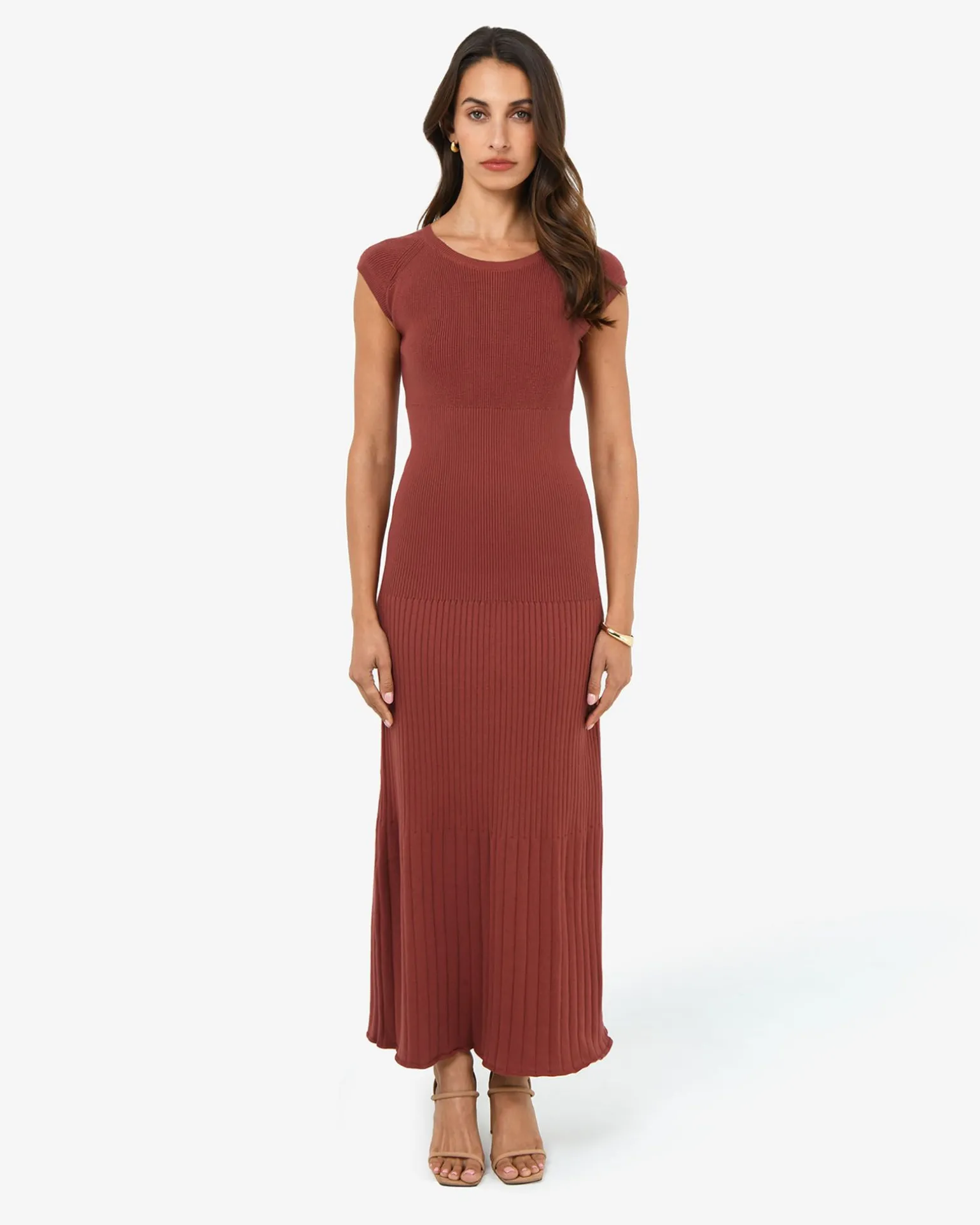 Lourdes Ribbed Knit Dress