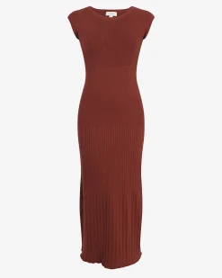 Lourdes Ribbed Knit Dress